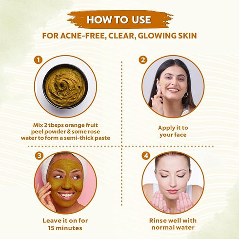 Indus Valley Bio Organic Orange Peel Powder